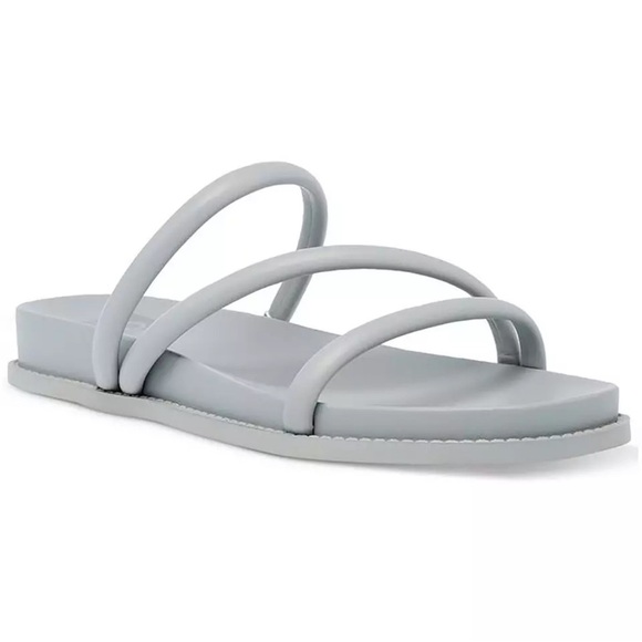 New dolce vita grey slides sandals sz 8 - Picture 1 of 5
